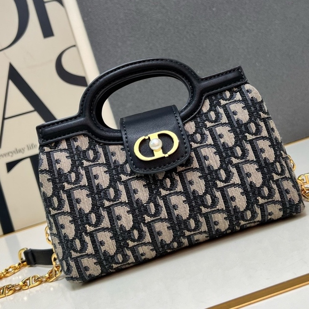Dior Jolie Mini Chain Top Handle Bag